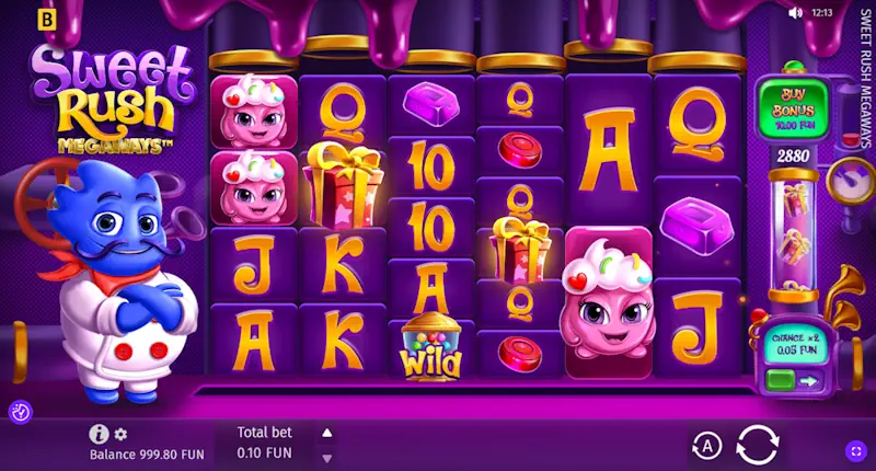 Megaways Slot Sweet Rush MEGAWAYS Screenshot